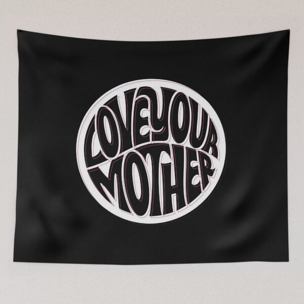 Item preview, white circle mom love designed and sold by syelimayushe.