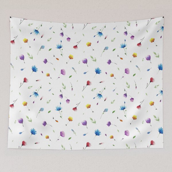 Item preview, Floral Minimal Patten White background designed and sold by VitSArt.