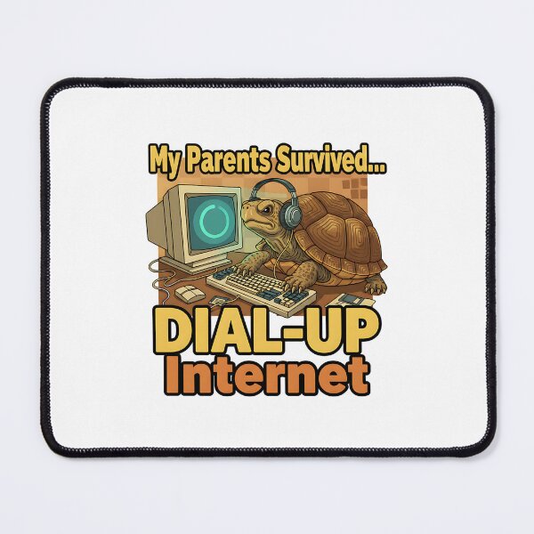 Item preview, my parents survived dial up internet funny retro designed and sold by ArtDesignTp.