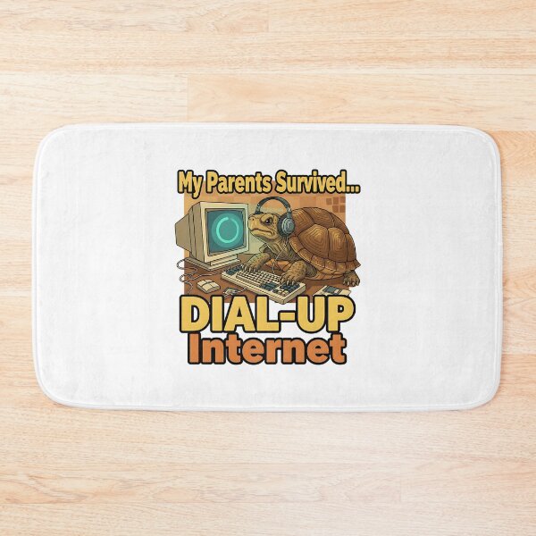 Item preview, my parents survived dial up internet funny retro designed and sold by ArtDesignTp.