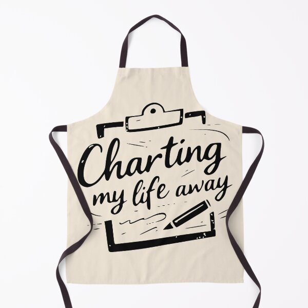 Item preview, Charting My Life Away – Funny Nurse Gift – Nurse Insider Joke Funny Quote Sticker – Coffee Lover Humor Design, Chaos Life Aesthetic, Work Hustle Energy Gift designed and sold by VectorJoy.