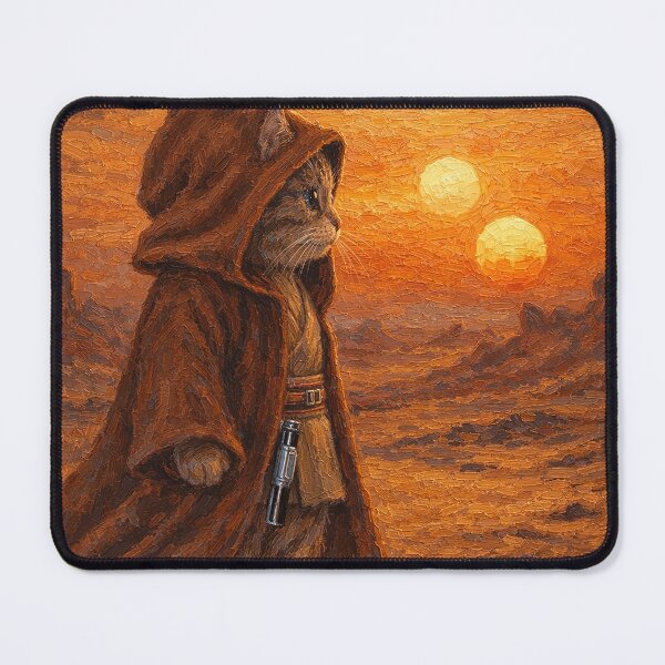 Item preview, Desert Twin Suns Cat Wanderer designed and sold by CataosMeow.
