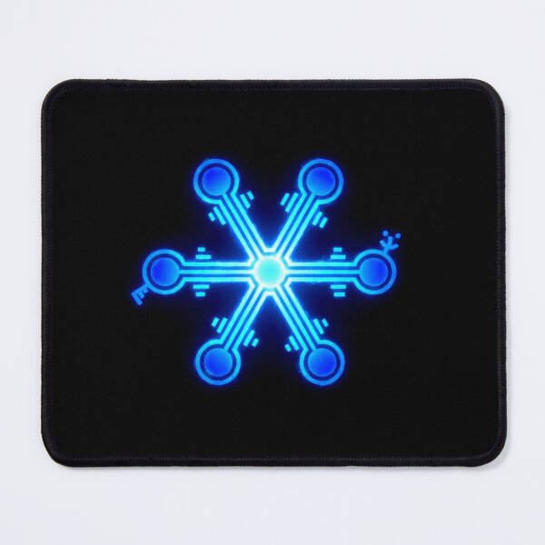 Item preview, Crop circle neon blue designed and sold by MessageToEarth.