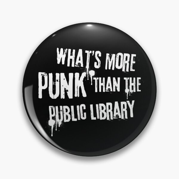 Item preview, what's more punk than the public library (white text) designed and sold by zlivy.