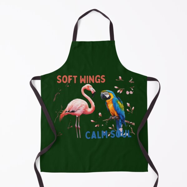 Item preview, Watercolor Exotic Birds Flamingo & Macaw – Pastel Cherry Blossom Dreamy Aesthetic Art designed and sold by Max Store.