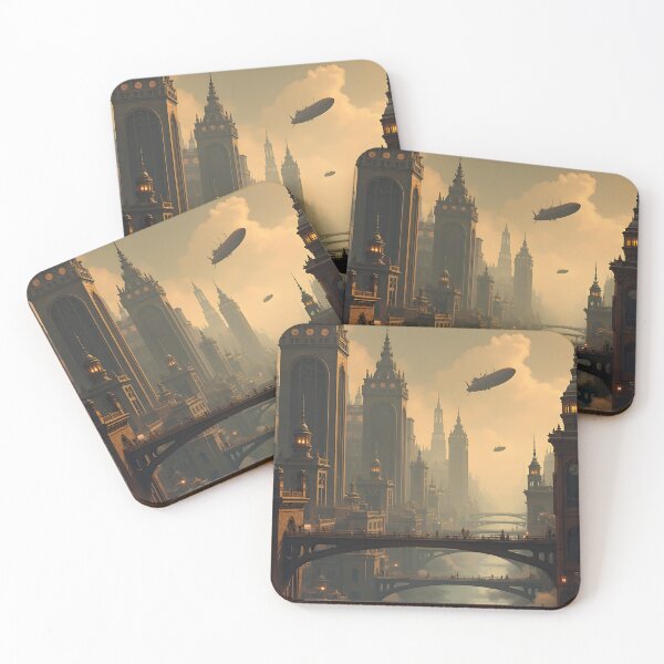 Item preview, Clockwork City at Dusk designed and sold by Ela Alptekin.