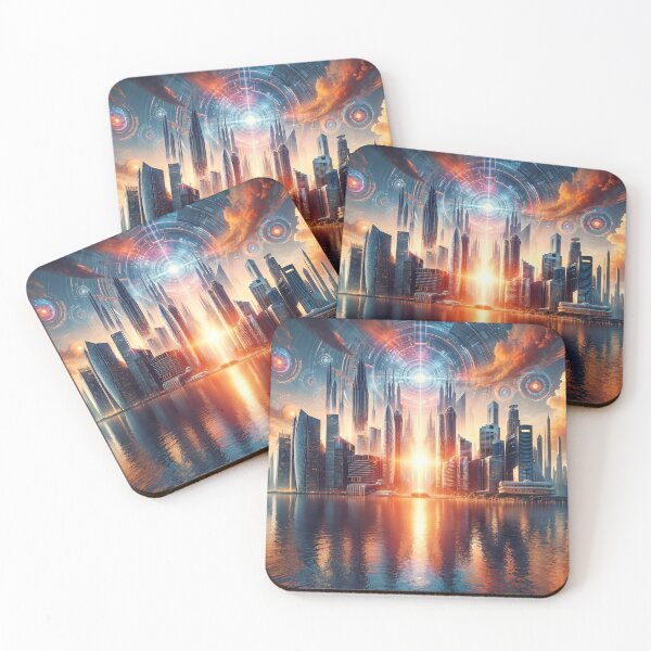 Item preview, Chrono Skyline designed and sold by Undersea Ai Art.