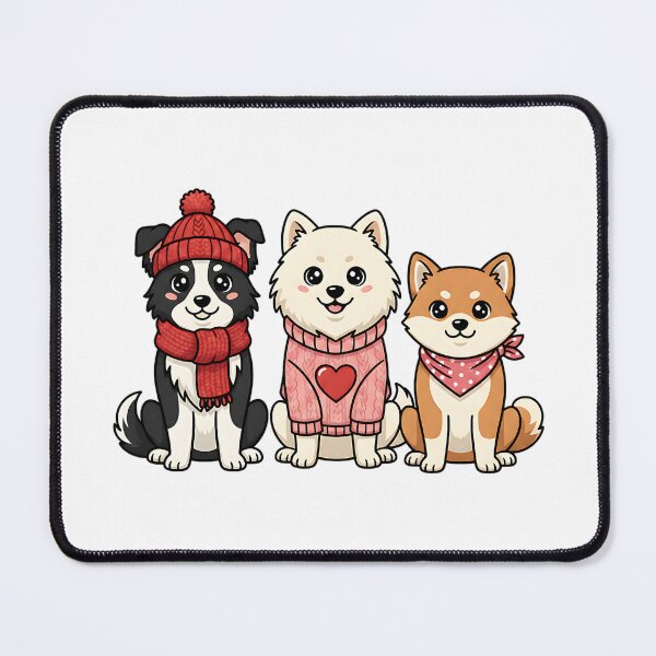 Item preview, cute cavalier king charles valentine dog illustration designed and sold by ArtDesignTp.