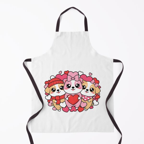 Item preview, valentine cavalier king charles spaniel hearts designed and sold by ArtDesignTp.