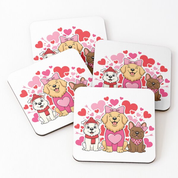 Item preview, cavalier king charles valentine puppy love design designed and sold by ArtDesignTp.