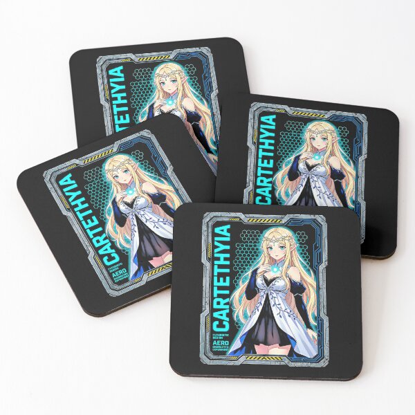 Item preview, Cartethyia Futuristic Elf Girl Anime Character Card Sci-Fi Fantasy designed and sold by graphixpolash.