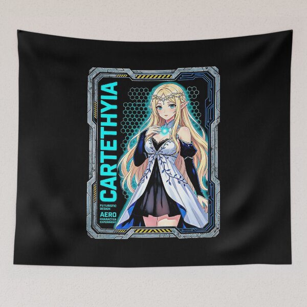 Item preview, Cartethyia Futuristic Elf Girl Anime Character Card Sci-Fi Fantasy designed and sold by graphixpolash.