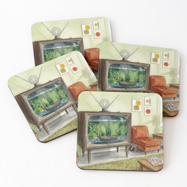 Item preview, TV Aquarium Living Room 1970s designed and sold by ALstarV.