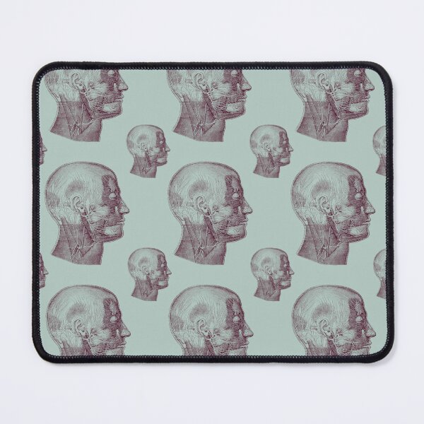 Item preview, human head anatomy pattern designed and sold by thecamillest.