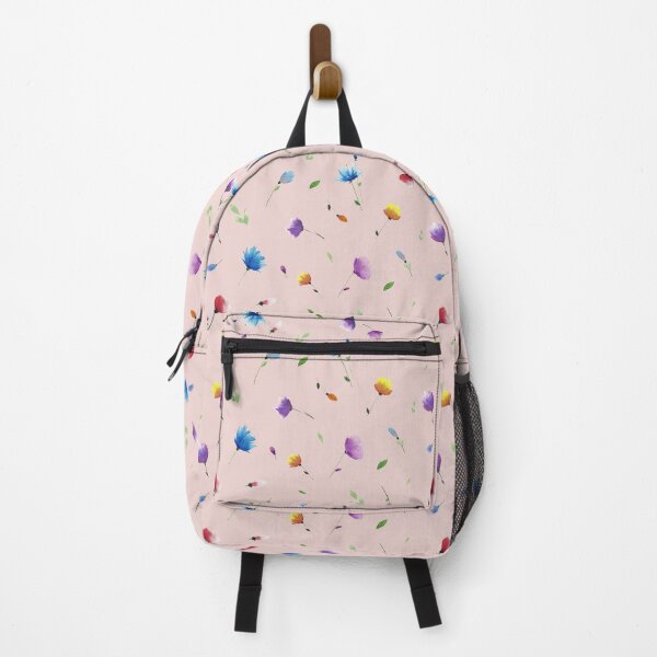Item preview, Floral Minimal Patten Pink background designed and sold by VitSArt.