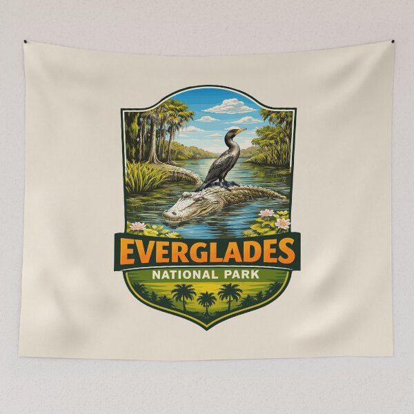 Item preview, Everglades National Park Wildlife Retro Florida designed and sold by Gideon Emmerich.