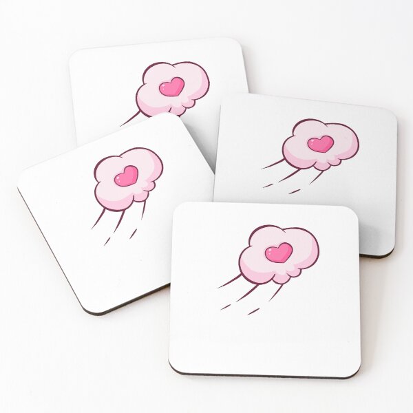 Item preview, Cute Floating Pink Cloud with Heart Illustration designed and sold by meri3465.