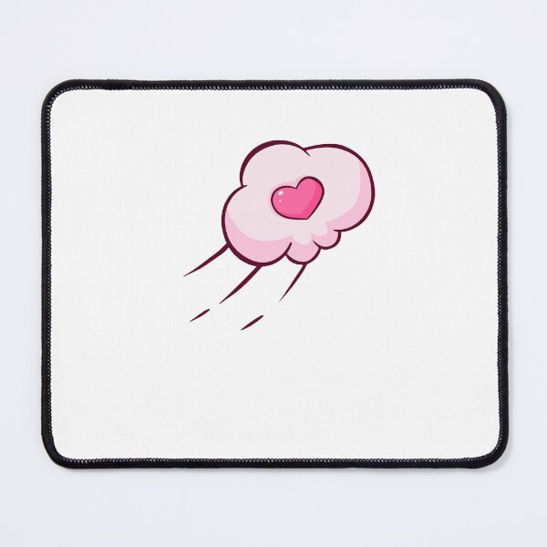 Item preview, Cute Floating Pink Cloud with Heart Illustration designed and sold by meri3465.