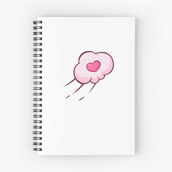 Item preview, Cute Floating Pink Cloud with Heart Illustration designed and sold by meri3465.