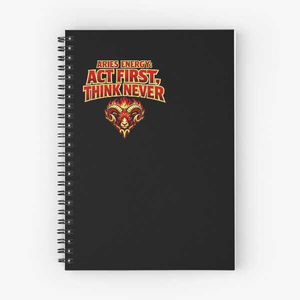 Item preview, Aries Energy Act First Think Never designed and sold by BinAlgoPix.