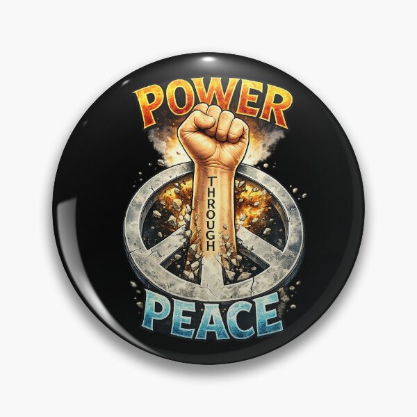 Item preview, POWER THROUGH PEACE designed and sold by SNOWDOG1STUDIOS.