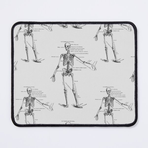 Item preview, human skeleton anatomy pattern designed and sold by thecamillest.