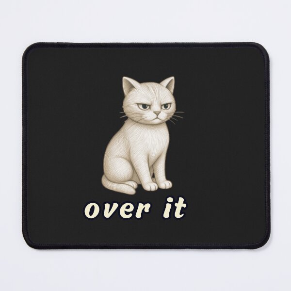 Item preview, Over It Cat Minimal Design designed and sold by AdicretorDesign.