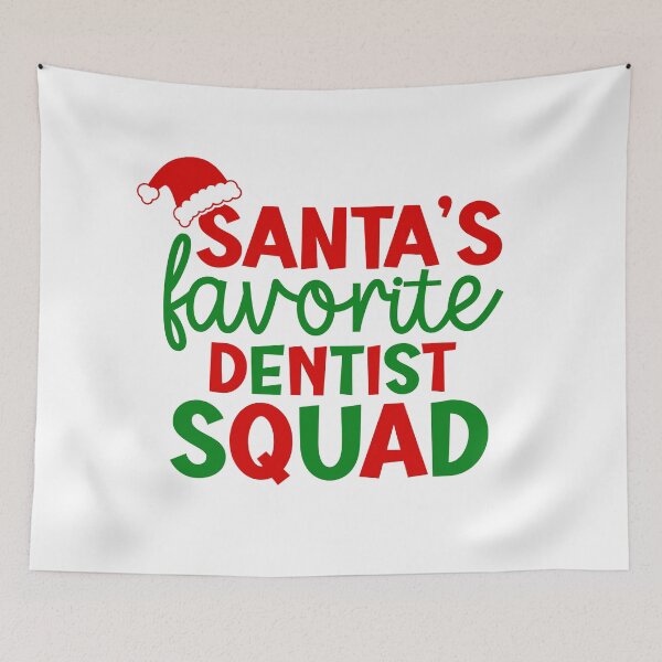 Item preview, El equipo de dentistas favoritos de Santa designed and sold by chicdeboutique.