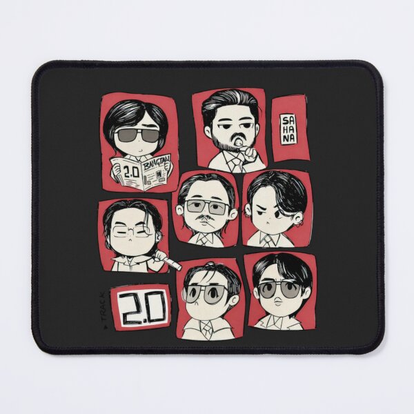 Item preview, BTS Cute Chibi Members Kpop Fan Art Classic T-Shirt designed and sold by STAATI.