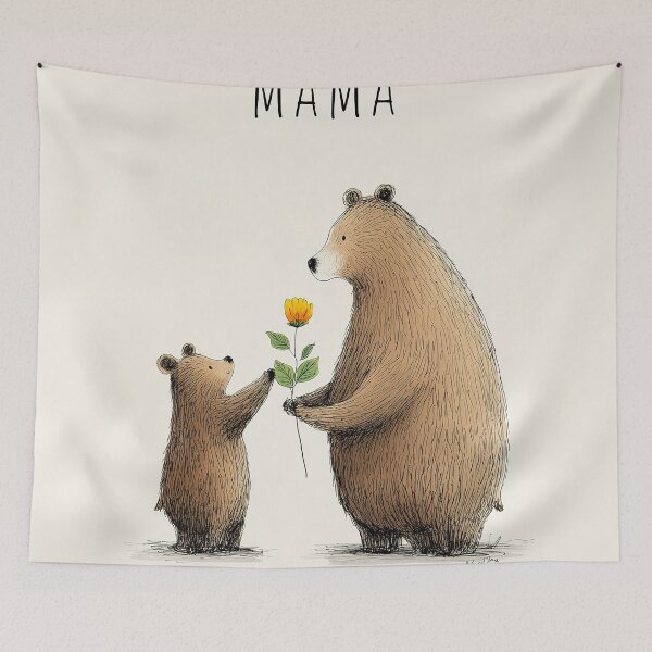 Item preview, Tiny Bear’s Big Gesture for Mama designed and sold by Venon28.