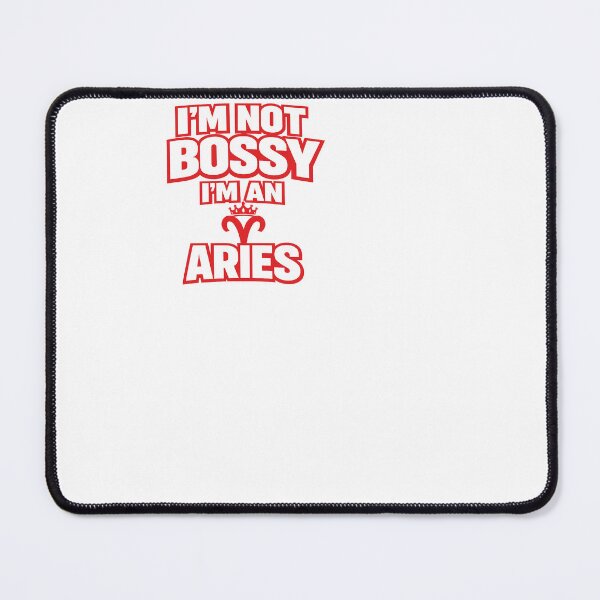 Item preview, Not Bossy Im An Aries designed and sold by BinAlgoPix.