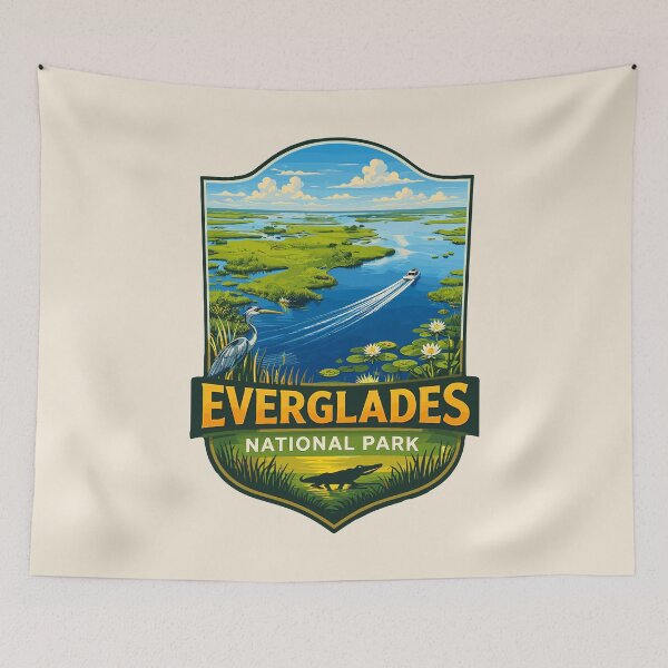 Item preview, Everglades National Park Wildlife Retro Florida designed and sold by Gideon Emmerich.