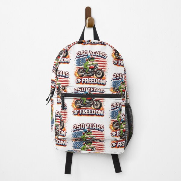 Item preview, USA 250 Years of Freedom Patriotic Design, Funny Frog Biker American Flag 4th of July Independence Celebration designed and sold by Polarisofficial.