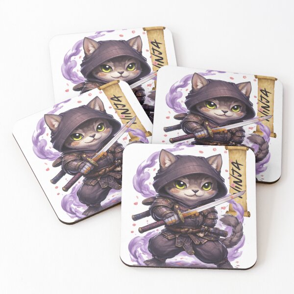Item preview, Cute Ninja Cat designed and sold by AnikiBenj.