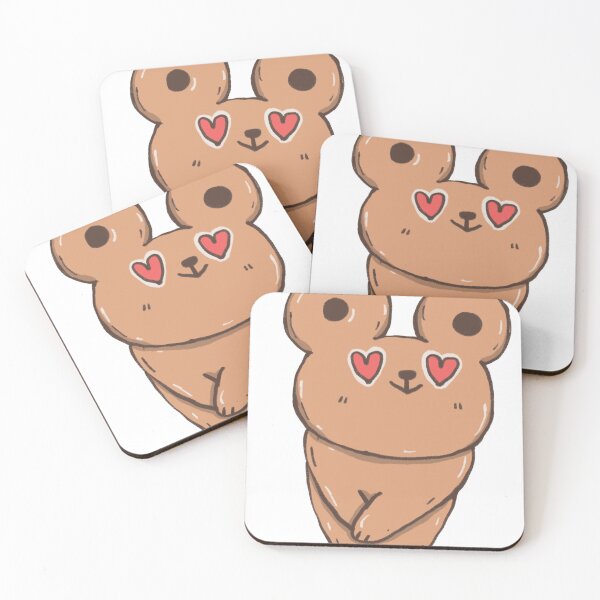Item preview, Cute Kawaii Gummy Bear with Love Heart Eyes designed and sold by meri3465.