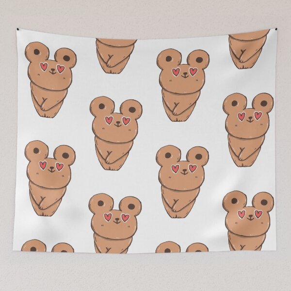 Item preview, Cute Kawaii Gummy Bear with Love Heart Eyes designed and sold by meri3465.