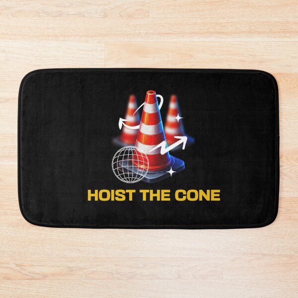 Item preview, Hoist The Cone Funny Traffic Cone Humor Graphic designed and sold by stylboutique.