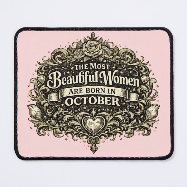 Item preview, The Most Beautiful Women Are Born In October – Vintage Elegant Birthday Design – October Birthday Gift for Women designed and sold by Szapeee.