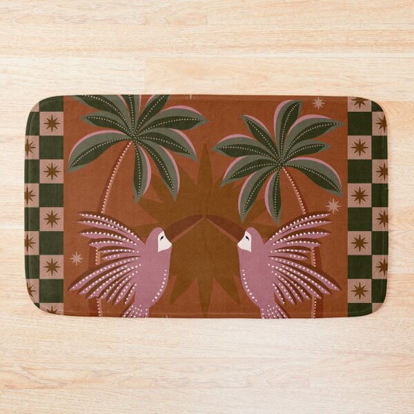 Item preview, Symmetrical Tropical Toucan – Retro Jungle Patter designed and sold by prikanashiro.