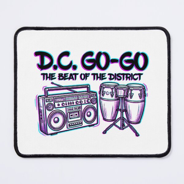 Item preview, DC Go-Go The Beat Of The District Retro Music designed and sold by Fenay Designs.