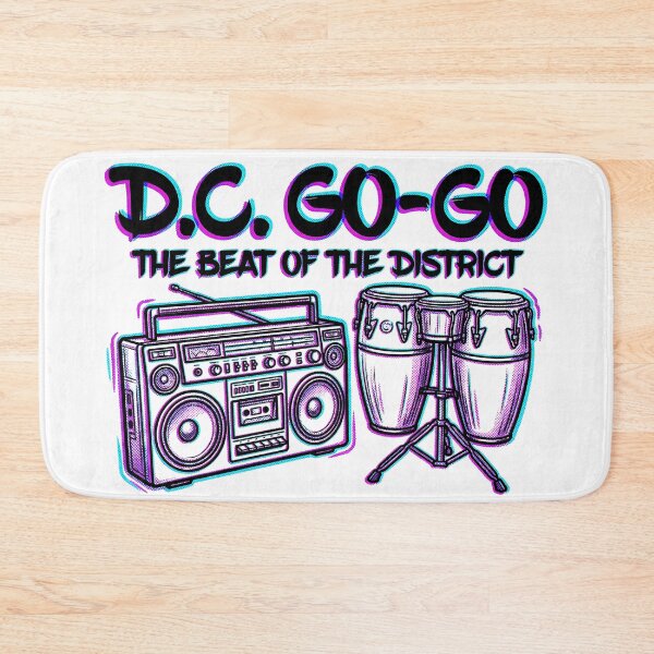 Item preview, DC Go-Go The Beat Of The District Retro Music designed and sold by Fenay Designs.