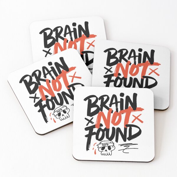 Item preview, Brain Not Found 404 Error designed and sold by IslandTyped.