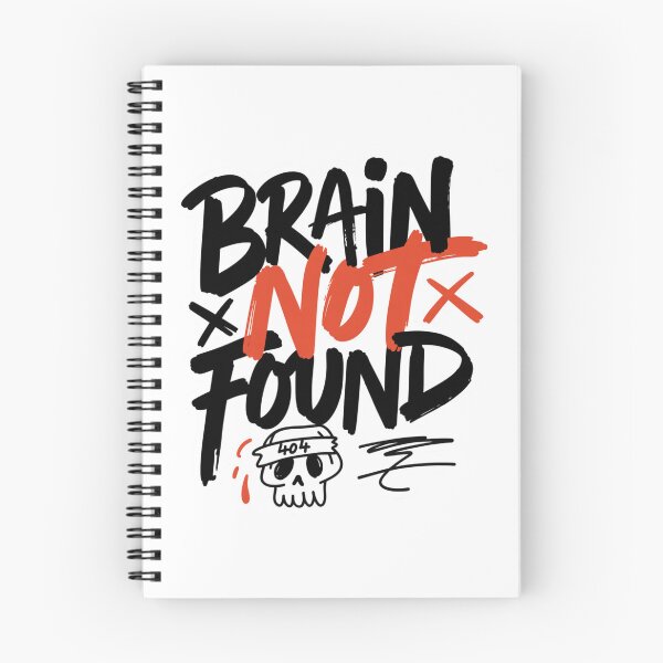 Item preview, Brain Not Found 404 Error designed and sold by IslandTyped.