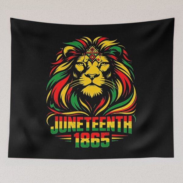 Item preview, Lion Juneteenth 1865 Black History African Men Women Kids designed and sold by clothesy7.