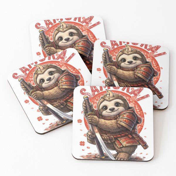 Item preview, Cute Samurai Sloth designed and sold by AnikiBenj.