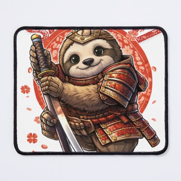 Item preview, Cute Samurai Sloth designed and sold by AnikiBenj.