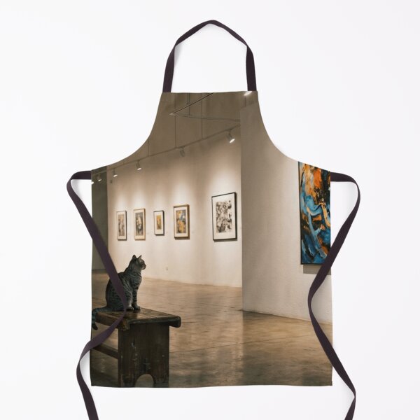 Item preview, Cat in a gallery designed and sold by The King's general goods.