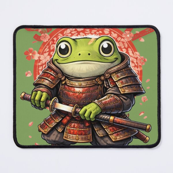 Item preview, Cute Samurai Frog designed and sold by AnikiBenj.