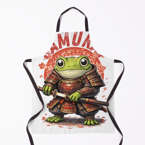 Item preview, Cute Samurai Frog designed and sold by AnikiBenj.