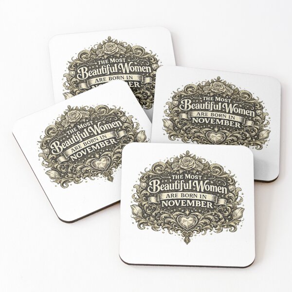 Item preview, The Most Beautiful Women Are Born In November – Vintage Elegant Birthday Design – November Birthday Gift for Women designed and sold by Szapeee.